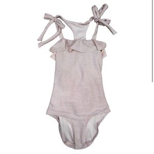 Kids Glittery One Piece Swimsuit